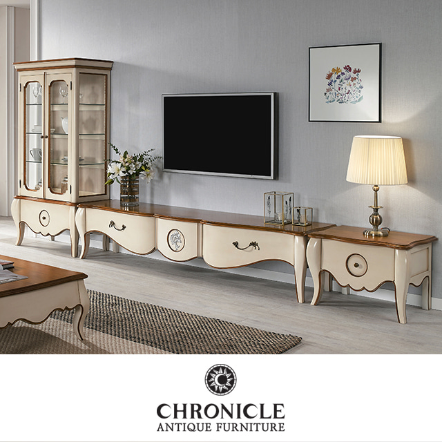 엘라젠 3600 아이보리 거실장세트 WSC-1016