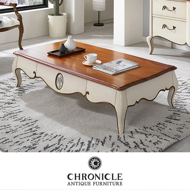 엘라젠 1400 아이보리 거실테이블 WSC-1023