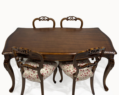 엘사데코 1400 원목 4인 식탁세트 ELC-1006