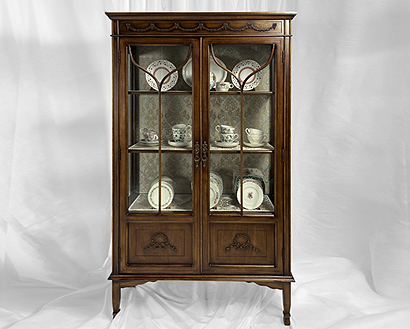 엘사데코 1080 원목 양문장식장 ELC-1032