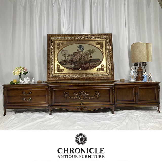 엘사데코 2700 원목 거실장 ELC-1011