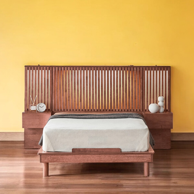 [100% 원목제작] 1960 다리형 LED 조명 슈퍼싱글침대 ATC-1093