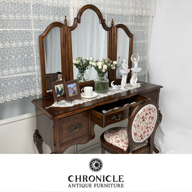 엘사데코 1360 원목 콘솔화장대세트 ELC-1008