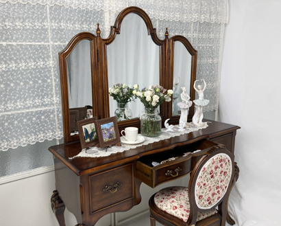 엘사데코 1360 원목 콘솔화장대세트 ELC-1008