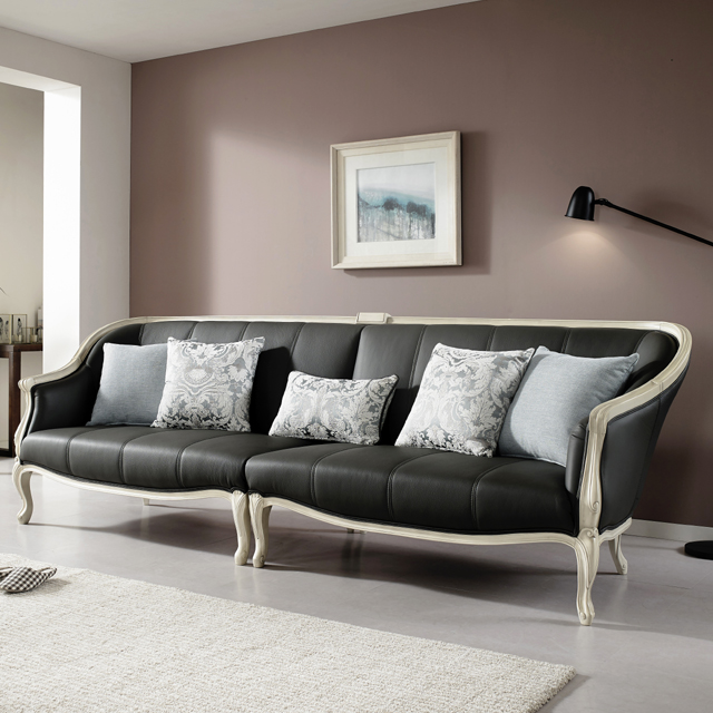 [직영생산 주문제작] 면피가죽 4인용 쇼파 SFC-7722